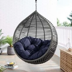 Modway Garner Teardrop Outdoor Patio Swing Chair