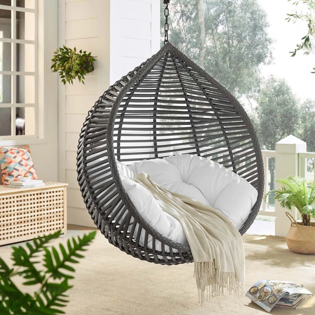 Modway Garner Teardrop Outdoor Patio Swing Chair