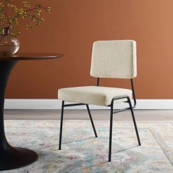 Modway Dining Room Craft Upholstered Fabric Dining Side Chair