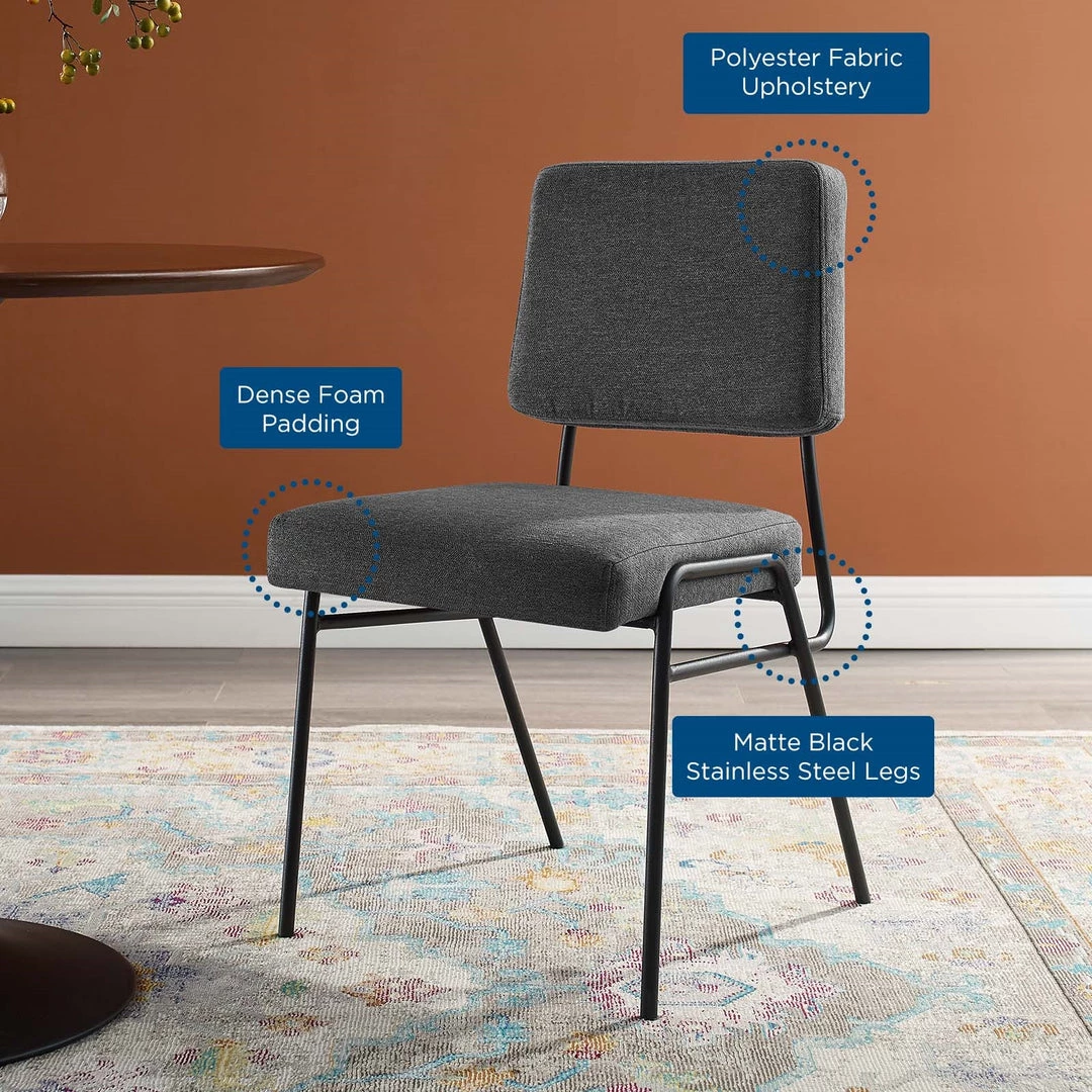 Modway Dining Room Craft Upholstered Fabric Dining Side Chair