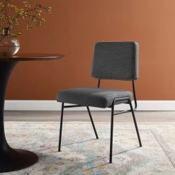 Modway Dining Room Craft Upholstered Fabric Dining Side Chair