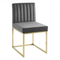 Modway Channel Velvet Dining Chair Dining Room