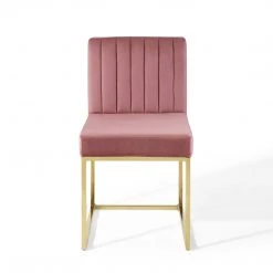 Modway Channel Velvet Dining Chair Dining Room
