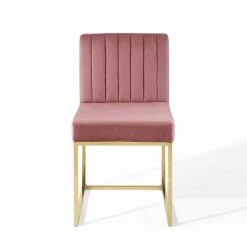 Modway Channel Velvet Dining Chair Dining Room