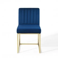 Modway Channel Velvet Dining Chair Dining Room