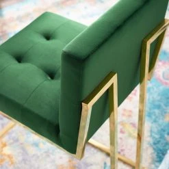 Modway Privy Velvet Bar Stool Dining Room