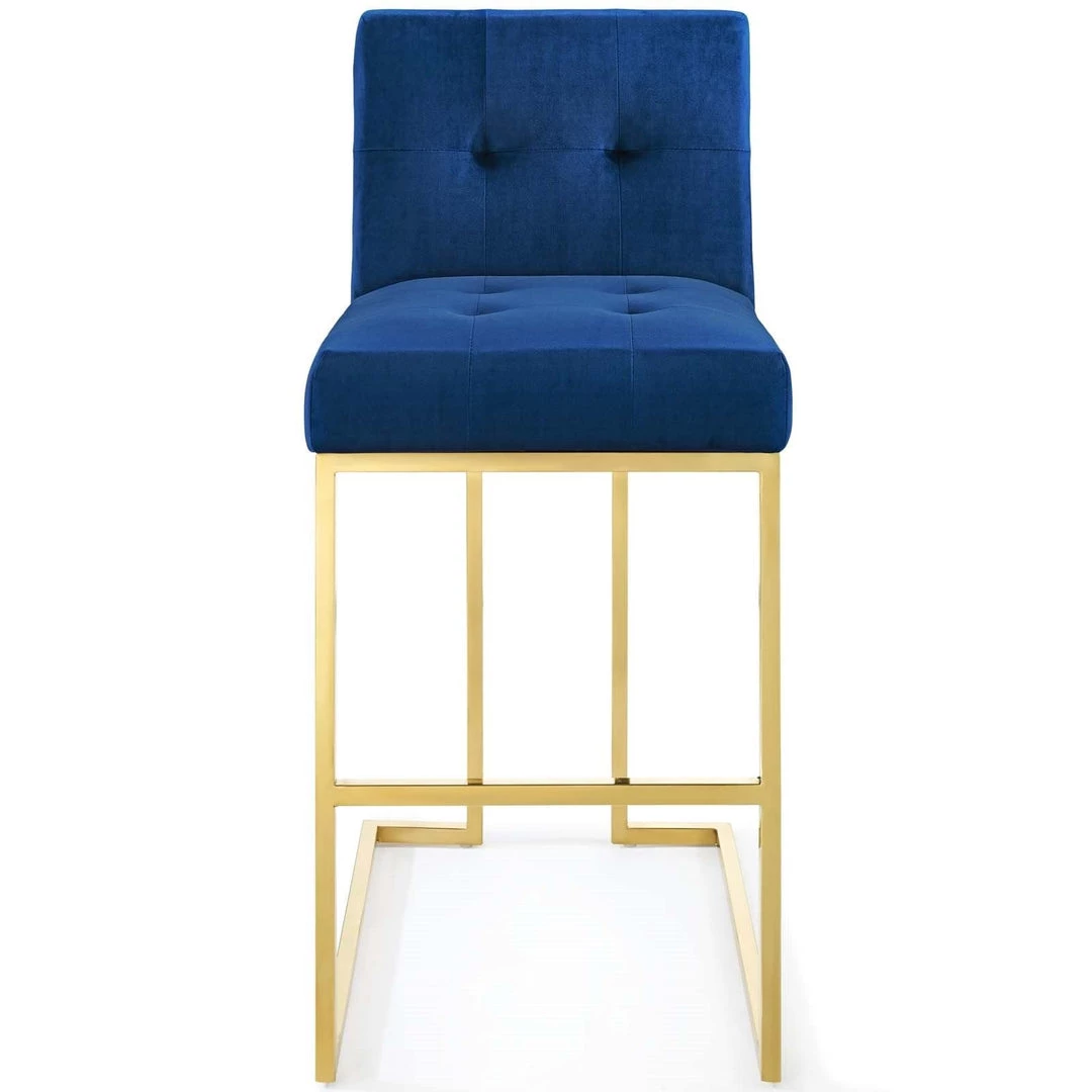 Modway Privy Velvet Bar Stool Dining Room