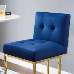 Modway Privy Velvet Bar Stool Dining Room