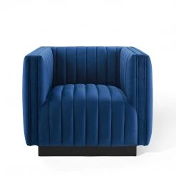 Modway Conjure Channel Tufted Performance Velvet Accent Armchair