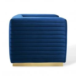 Modway Charisma Channel Tufted Performance Velvet Accent Armchair Living Room