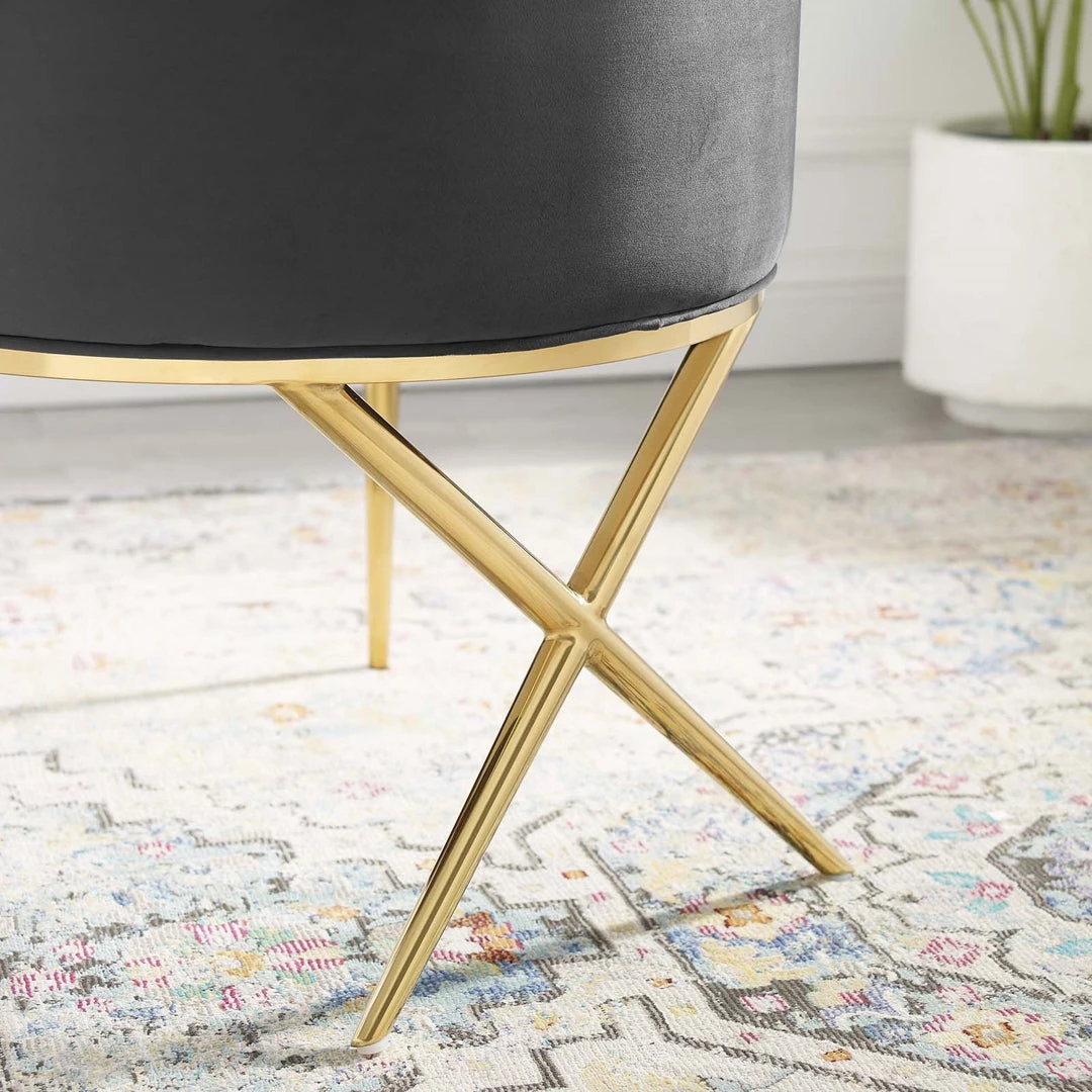 Modway Tufted Performance Velvet Accent Dining Armchair