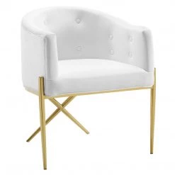 Modway Tufted Performance Velvet Accent Dining Armchair