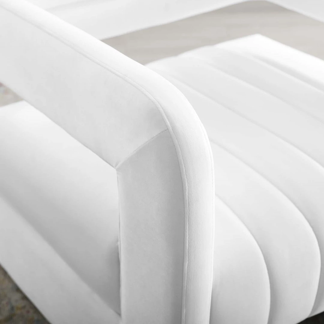 Modway Range Tufted Performance Velvet Accent Armchair Living Room