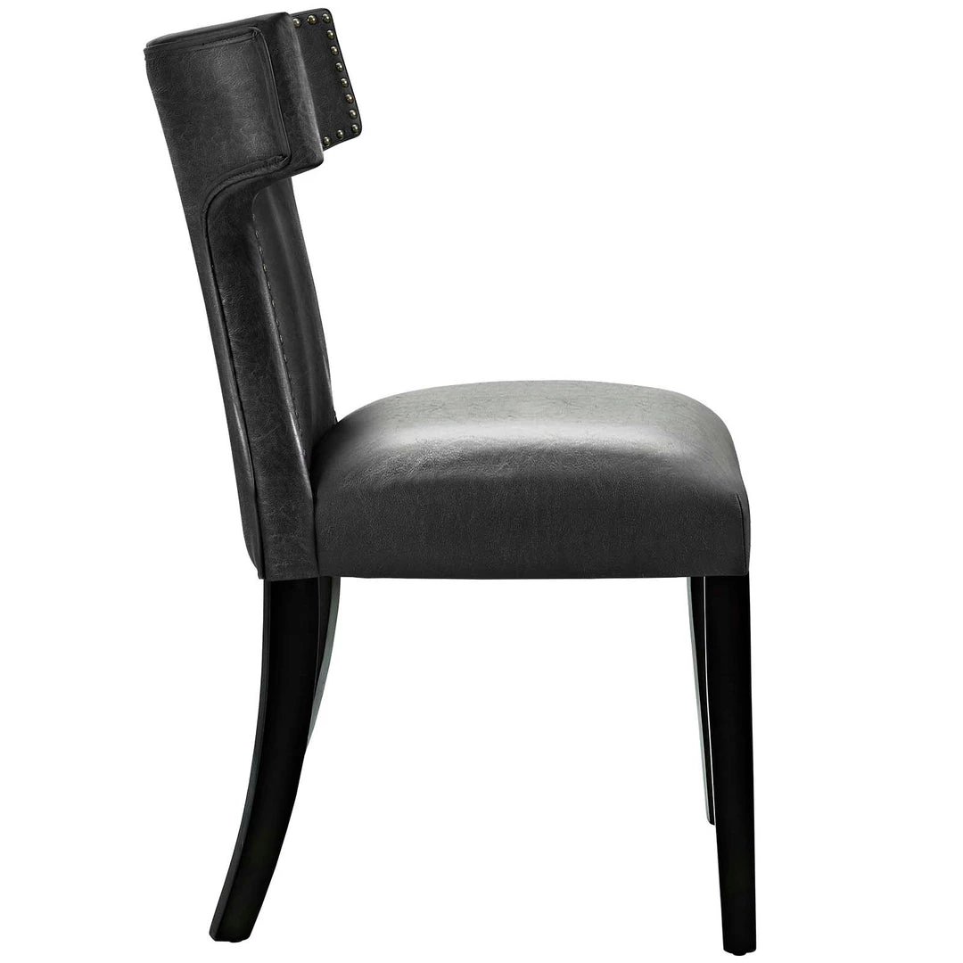 Modway Curve Vinyl Dining Chair Dining Room