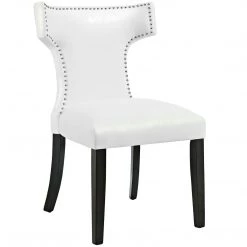 Modway Curve Vinyl Dining Chair Dining Room