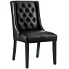 ModWay Baron Vinyl Dining Chair In Black