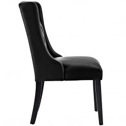 ModWay Baron Vinyl Dining Chair In Black