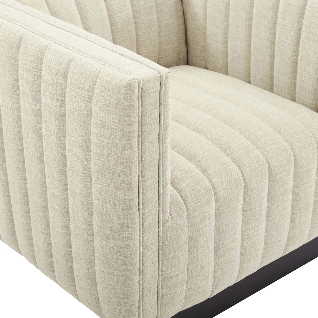 Modway Conjure Tufted Upholstered Fabric Armchair Living Room