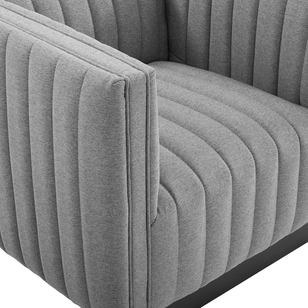 Modway Conjure Tufted Upholstered Fabric Armchair Living Room