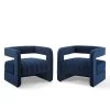 Modway Range Tufted Performance Velvet Accent Armchair Set Of 2