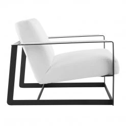 Modway Seg Upholstered Accent Chair In Black White