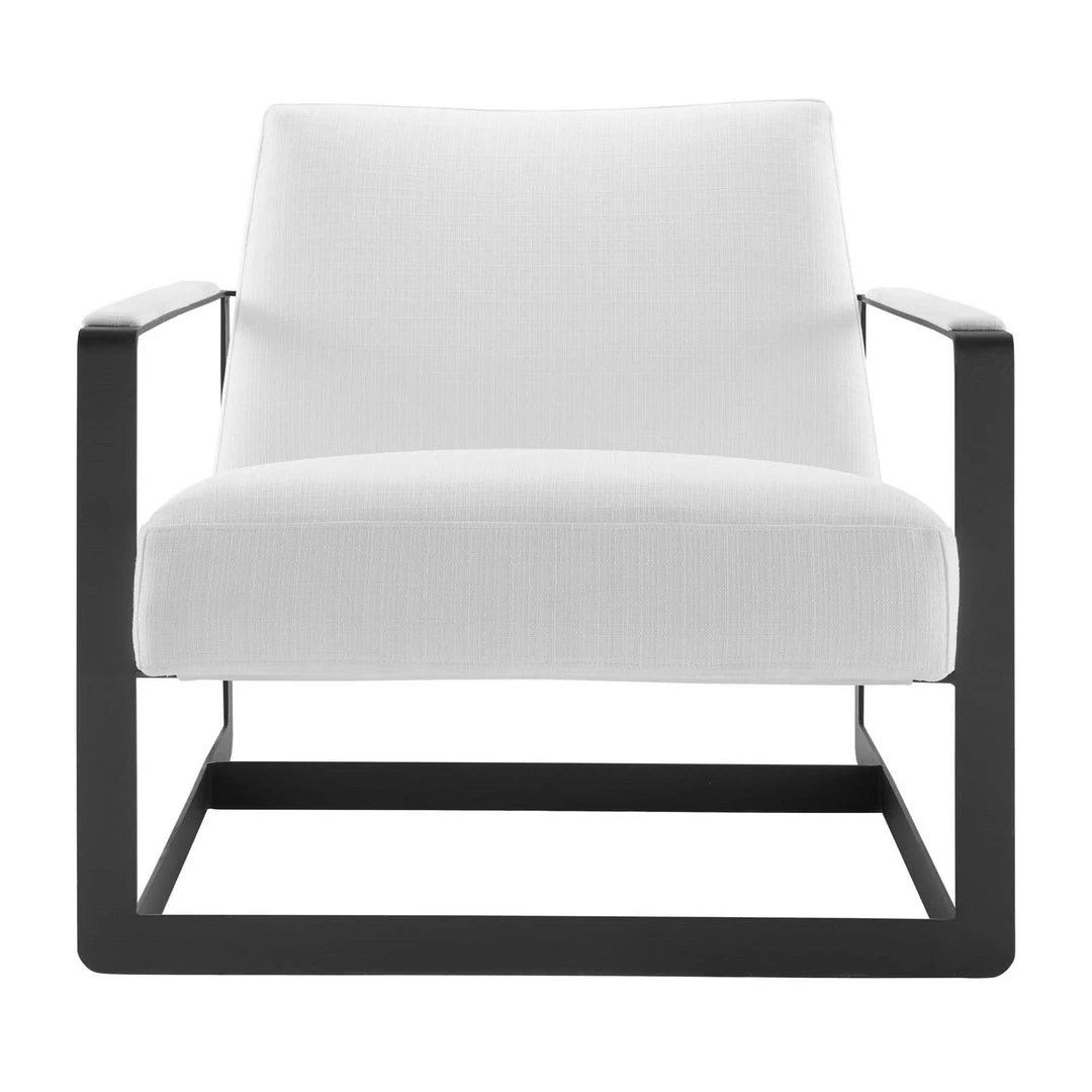Modway Seg Upholstered Accent Chair In Black White