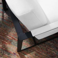 Modway Seg Upholstered Accent Chair In Black White