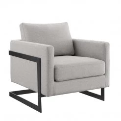 Modway Posse Upholstered Fabric Accent Chair Living Room