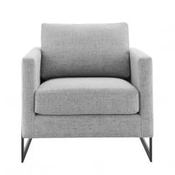 Modway Posse Upholstered Fabric Accent Chair Living Room