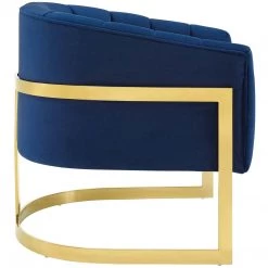 Modway Living Room Esteem Accent Armchair Performance Velvet Set Of 2