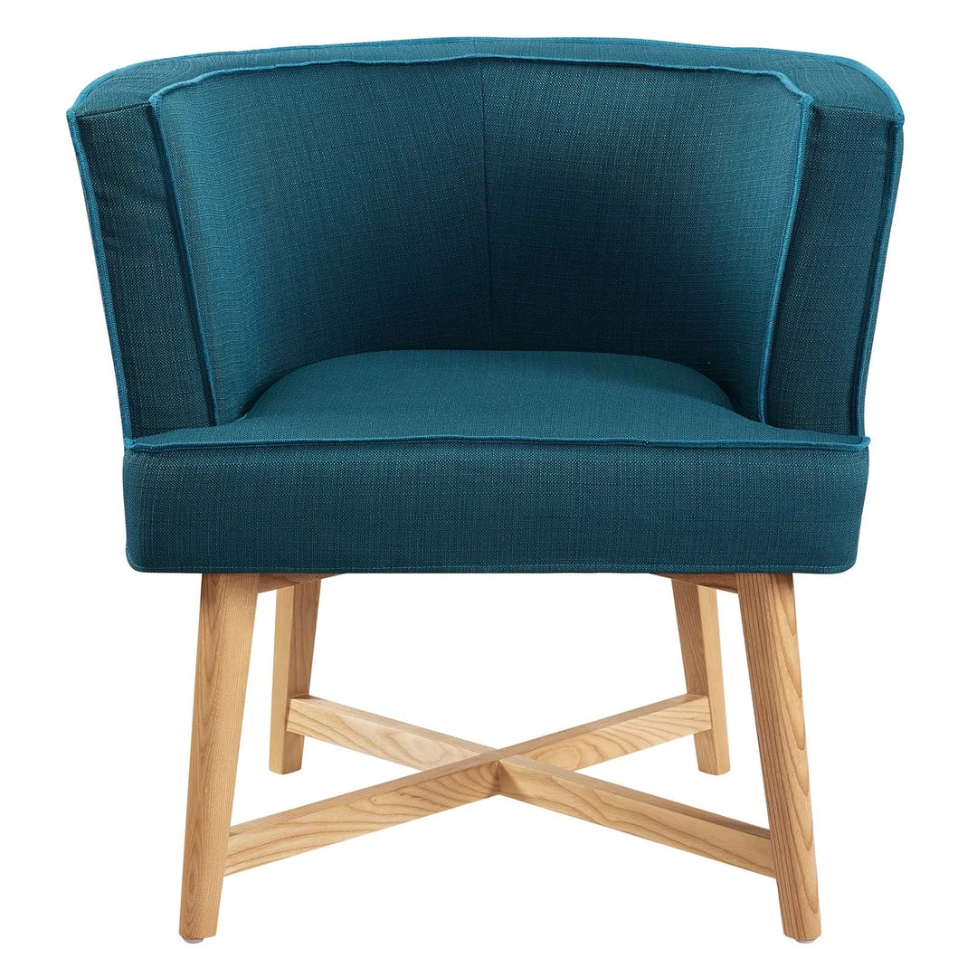 Modway Anders Accent Chair Upholstered Fabric Set Of 2 Living Room