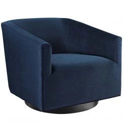 Modway Twist Swivel Chair Performance Velvet Set Of 2