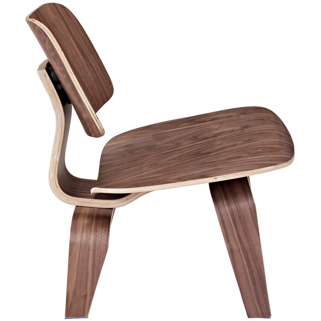 Modway Living Room Fathom Wood Lounge Chair