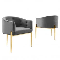 Modway Savour Tufted Performance Velvet Accent Chairs - Set Of 2