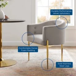 Modway Savour Tufted Performance Velvet Accent Chairs - Set Of 2