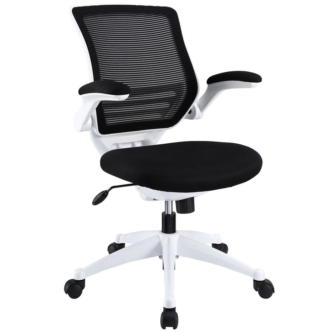 Modway Edge White Base Office Chair