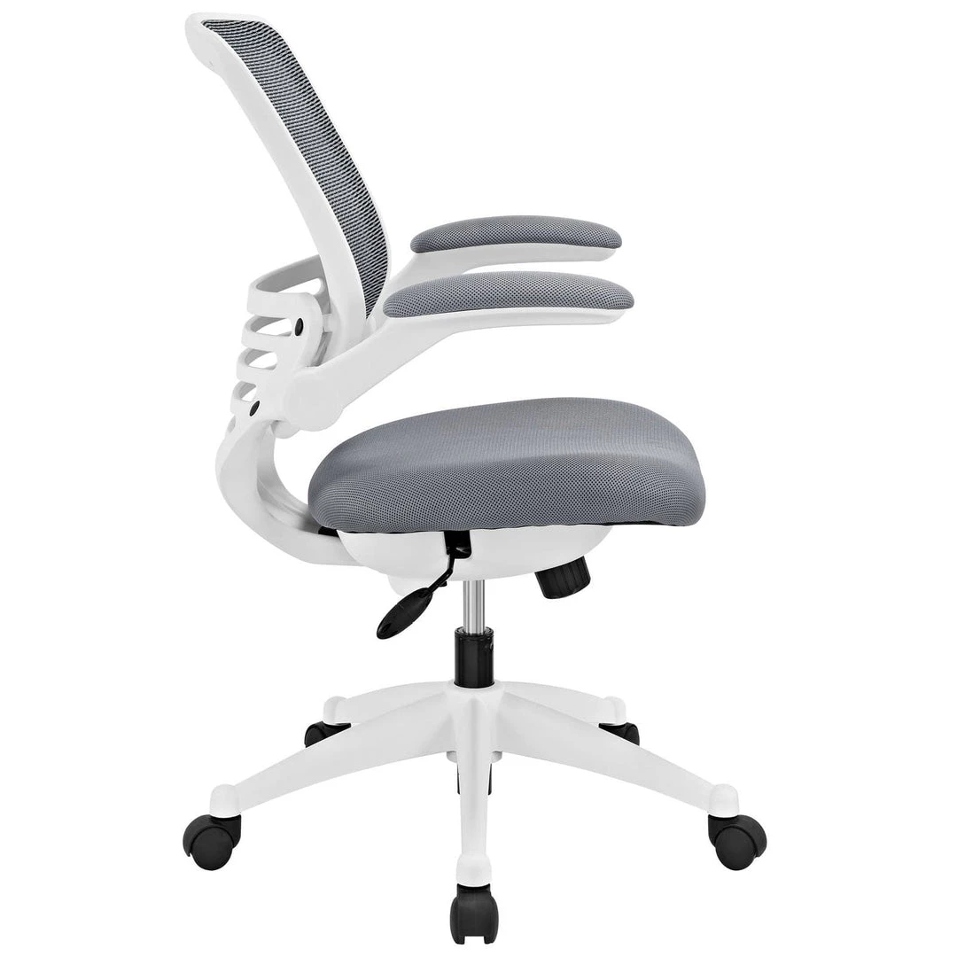 Modway Edge White Base Office Chair