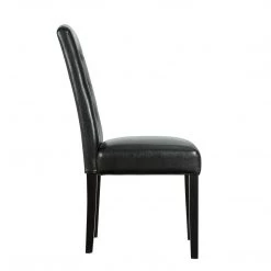Modway Perdure Dining Vinyl Black Side Chair Dining Room