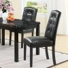 Modway Perdure Dining Vinyl Black Side Chair Dining Room