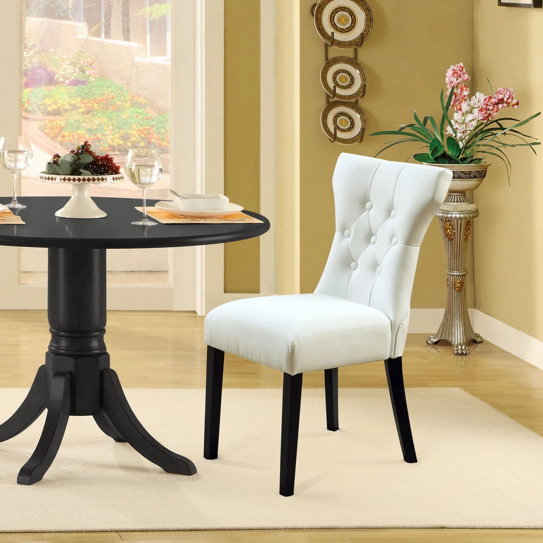 Modway Silhouette Dining Vinyl Side Chair Dining Room