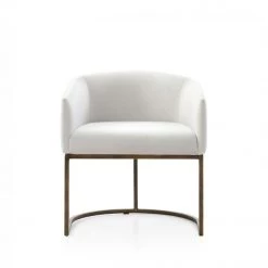 VIG Modrest Elisa - Modern Velvet & Brass Dining Chair Dining Room