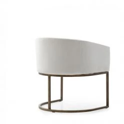 VIG Modrest Elisa - Modern Velvet & Brass Dining Chair Dining Room