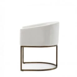 VIG Modrest Elisa - Modern Velvet & Brass Dining Chair Dining Room
