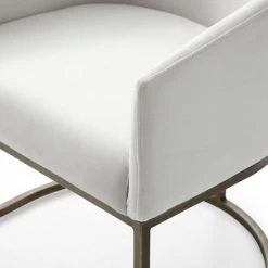 VIG Modrest Elisa - Modern Velvet & Brass Dining Chair Dining Room