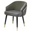 VIG Modrest Elliot - Contemporary Black/Gold Dining Chair (Set Of 2)
