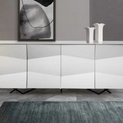 VIG Modrest Ely - Modern White High Gloss Buffet