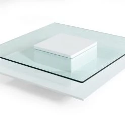 VIG Modrest Emulsion - Modern Glass Coffee Table Living Room