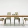 VIG Dining Room Modrest Encino Modern Walnut & Glass Dining Table