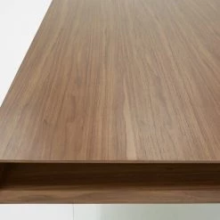 VIG Dining Room Modrest Encino Modern Walnut & Glass Dining Table
