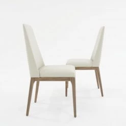 VIG Modrest Encino Modern Grey & Walnut Dining Chair (Set Of 2)